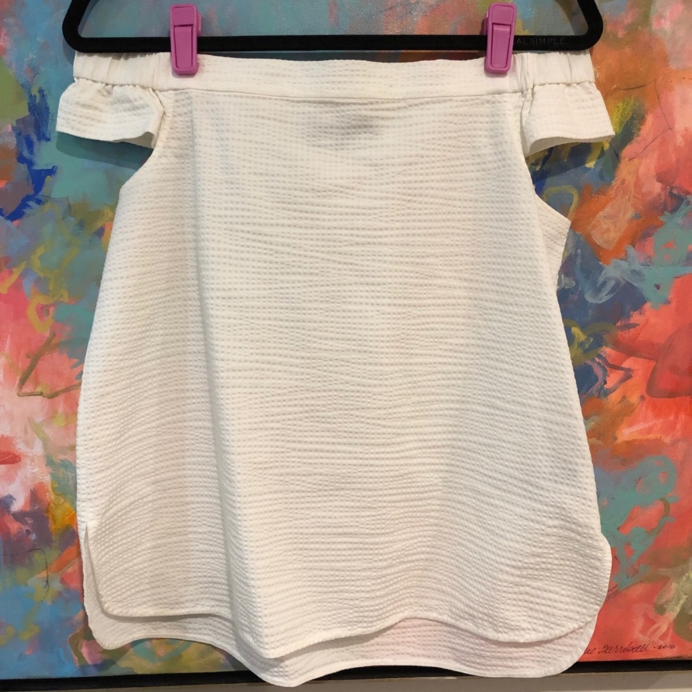 Tibi off the shoulder top size 6